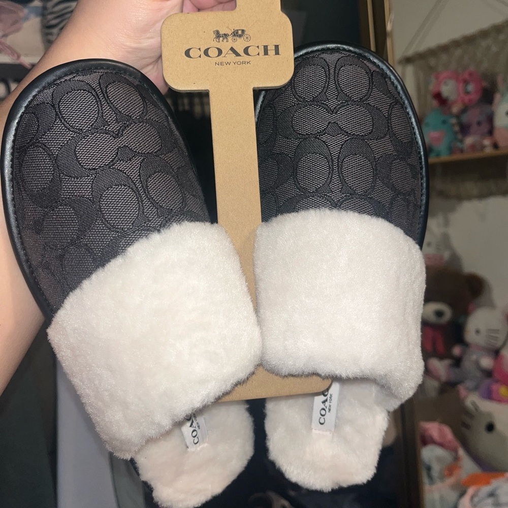 Coach slippers